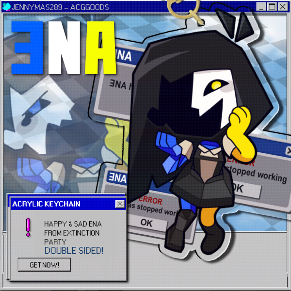 [ENA] ENA ERROR - Double Sided Acrylic Keychain