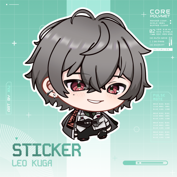 Leo Kuga Sticker