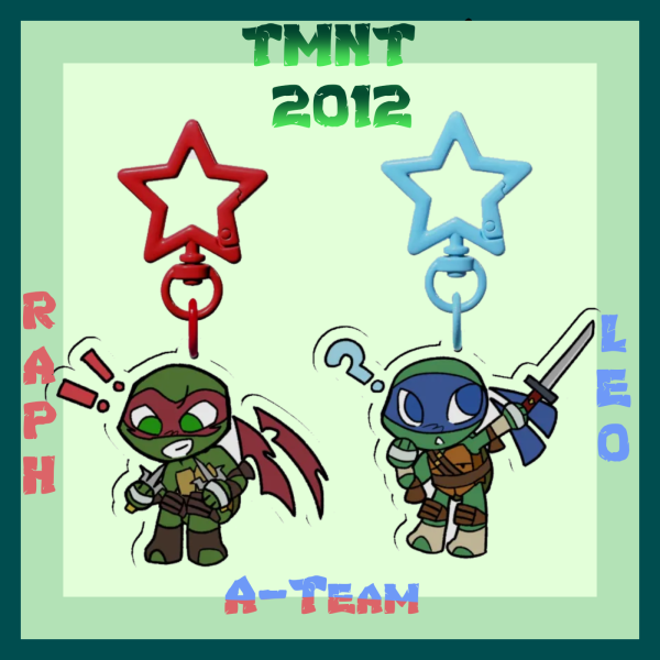 A-Team chibi keychain set