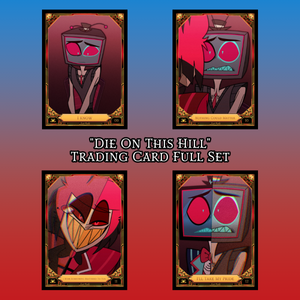 "Die On This Hill" - Hazbin Hotel Trading Card FULL SET