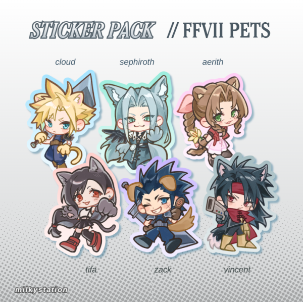 FFVII Pets Sticker