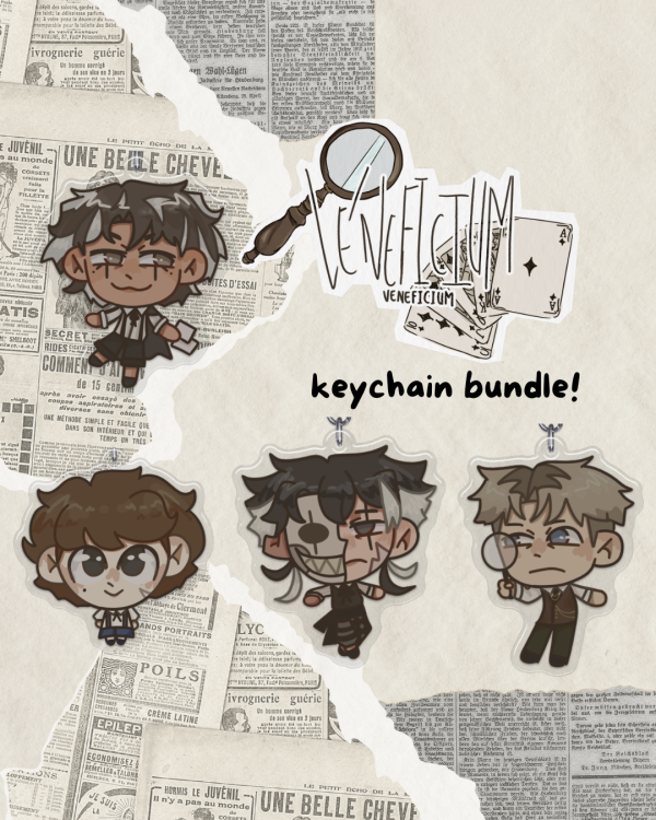 Veneficium Epoxy Keychain Set