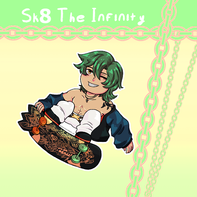 Joe sk8 sticker