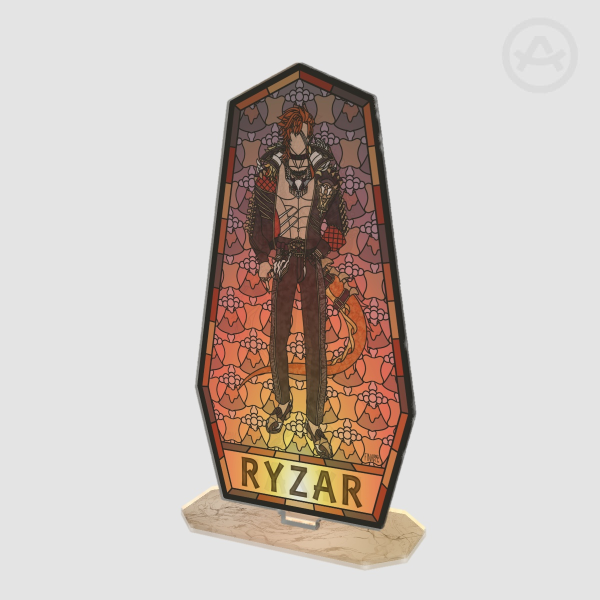 Ryzar Blazenfang OPAQUE Stained Glass Acrylic Stand