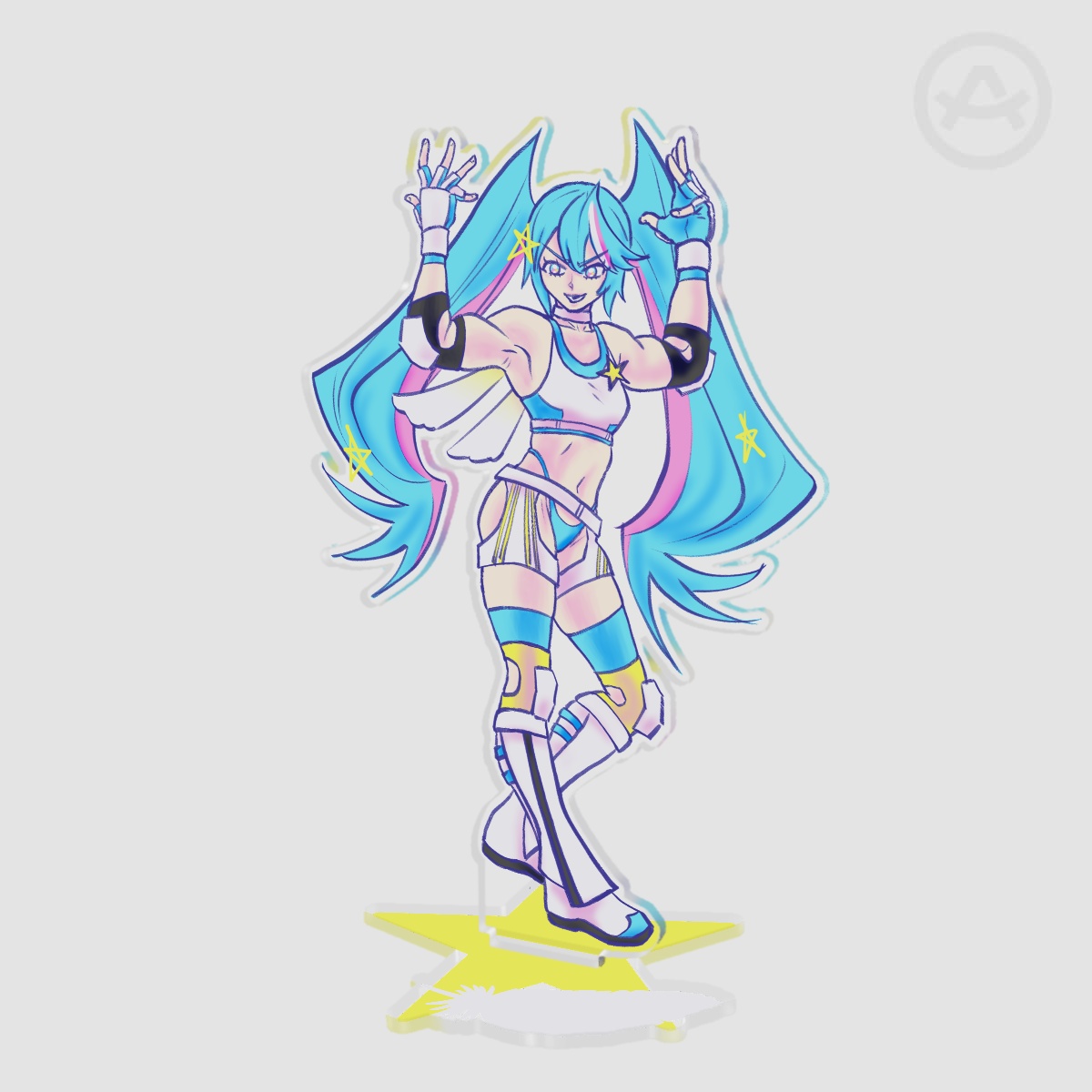 Angel Miku Clear Acrylic Standees