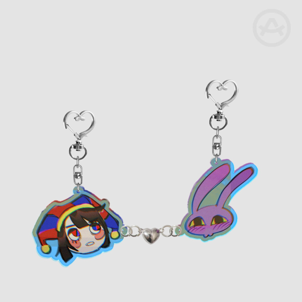 Funnybunny Acrylic Magnet Keychains