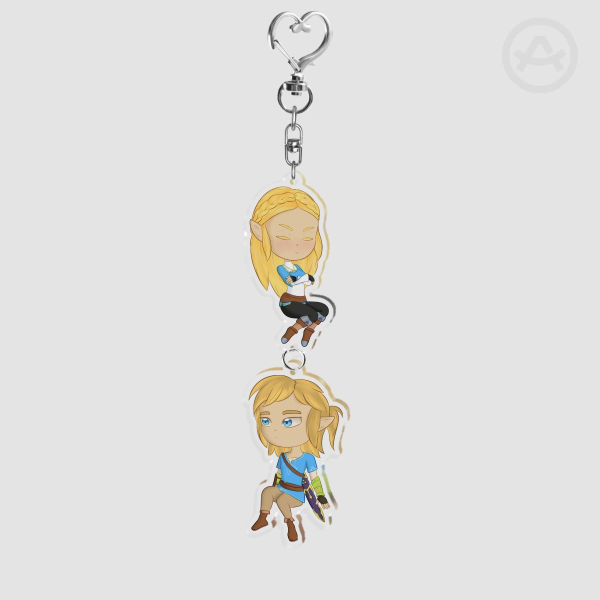 Zelink BOTW Connection Acrylic Keychain