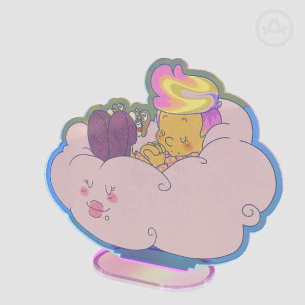 Kemical Genius at Rest Rainbow Acrylic Standee