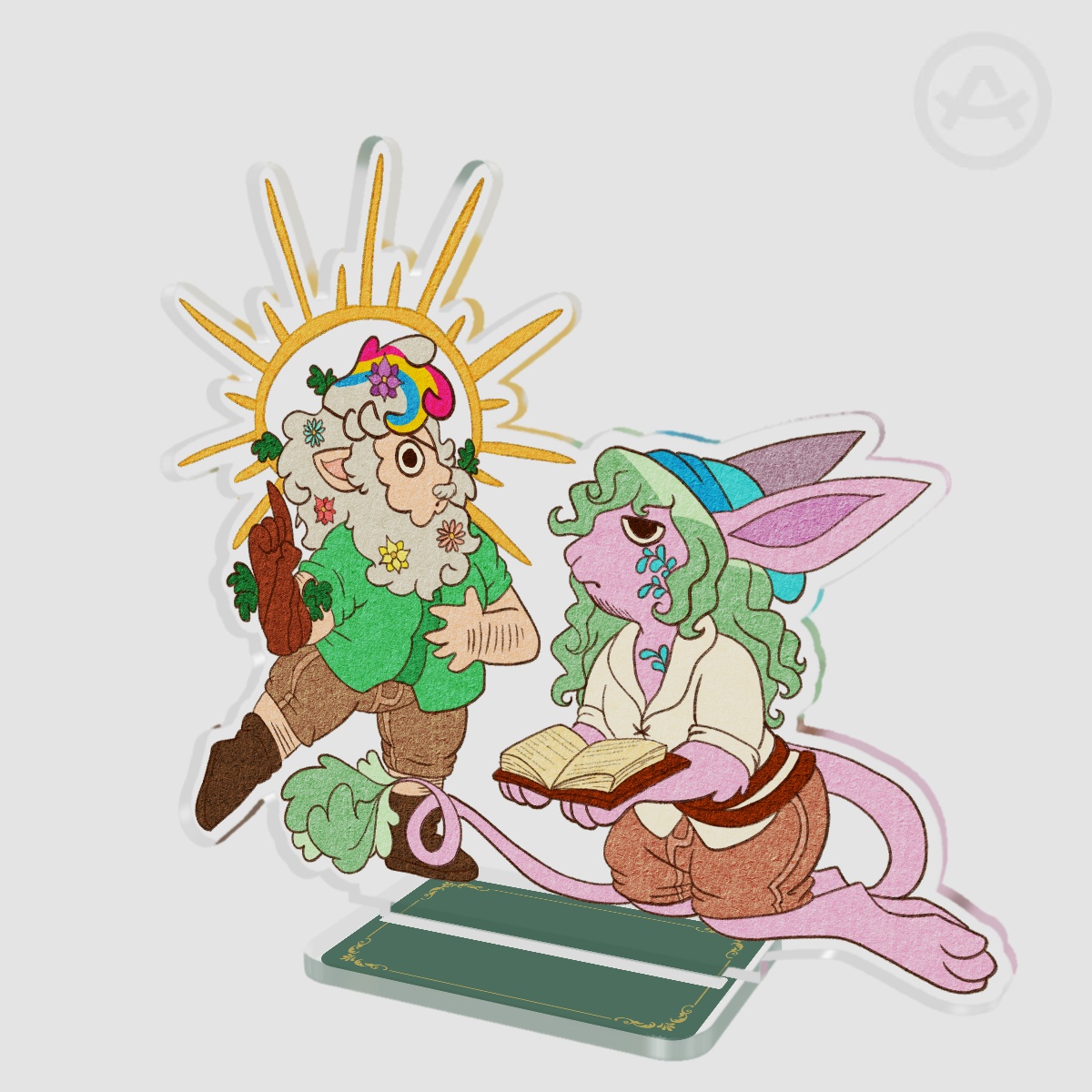 Medieval Merle and Kuo - Clear Acrylic Standee