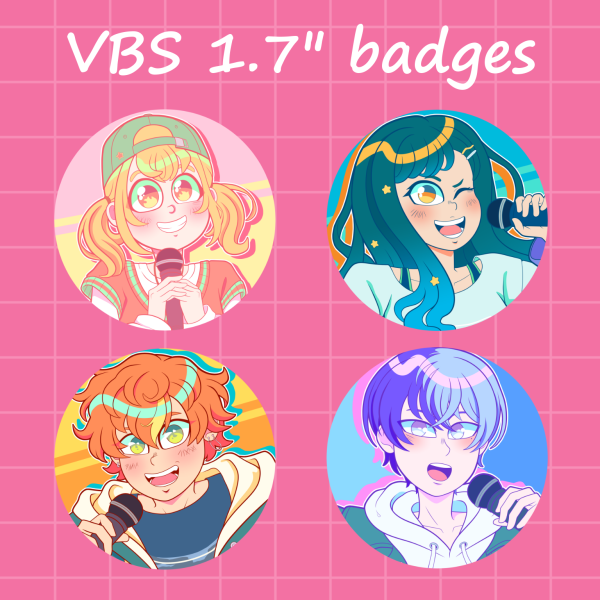 Vivid BAD SQUAD Badge Set