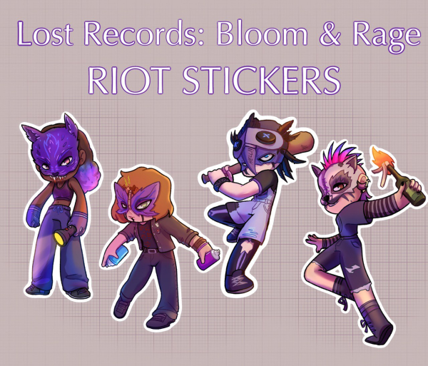 LostRecords:Bloom&Rage RIOT STICKERS