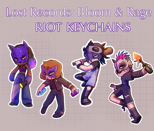 LostRecords:Bloom&Rage RIOT KEYCHAINS