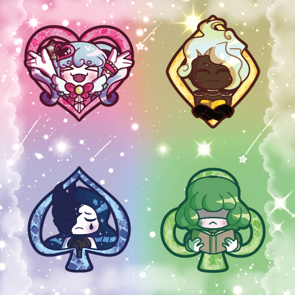 Magical Quartet Keychains