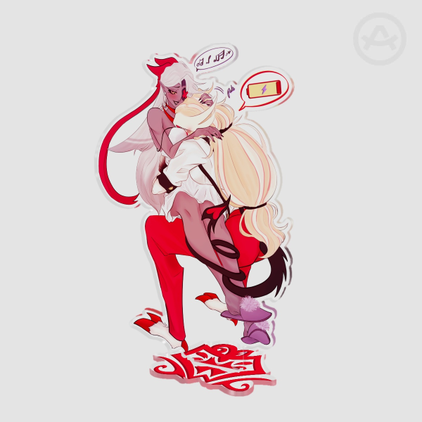 Chaggie Recharging Clear Acrylic Standees