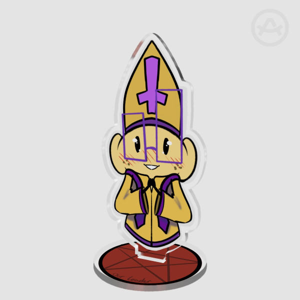 Cult leader Lemony The Lemon Acrylic Standees