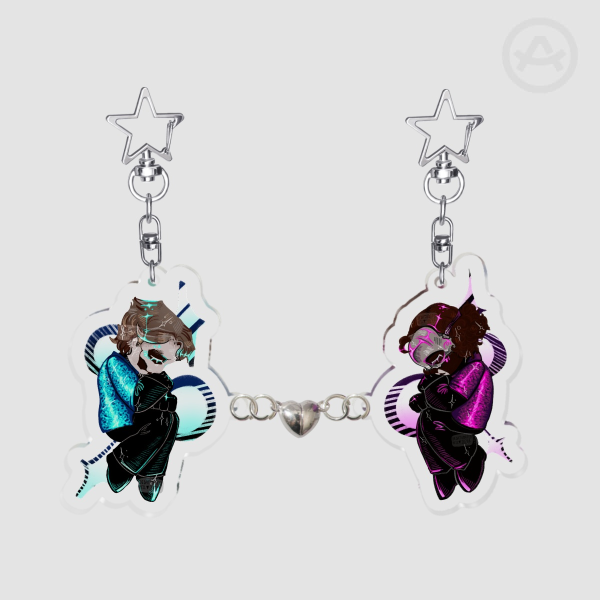The Twins Magnetic Keychain