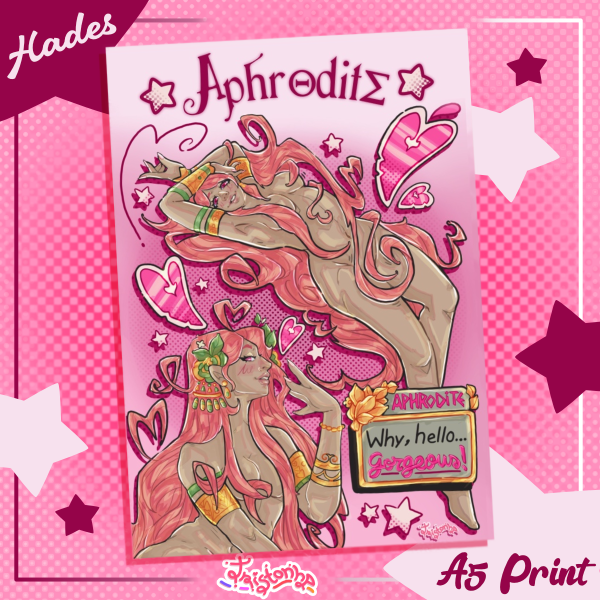 Hades: Aphrodite A5 Print