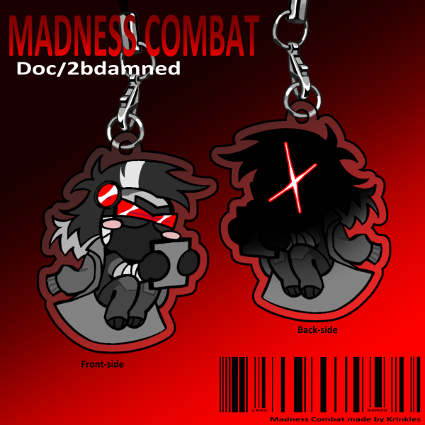 Madness Combat 2bdamned Phone Charm