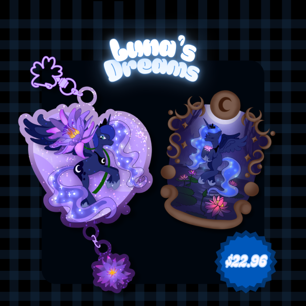 Garden Series | Luna | Keychain & Sticker