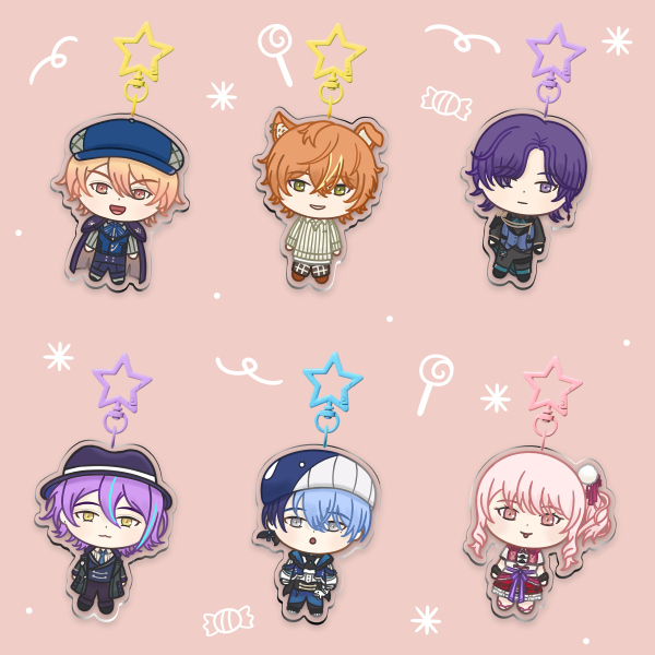 Project Sekai Acrylic Charms Set