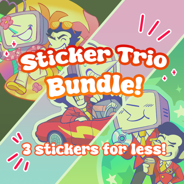 Triple Yaoi Stickerpack!