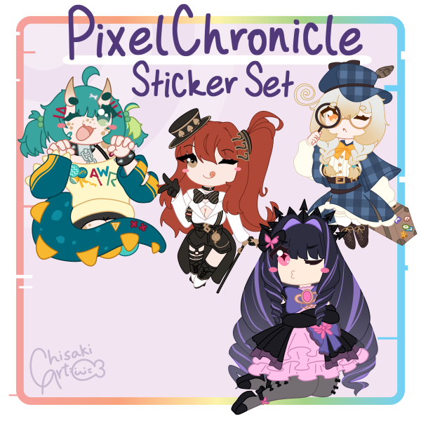 PixelChronicle Sticker Set