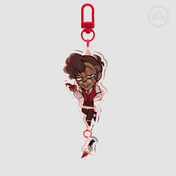 Human Alastor Connected Keychain!