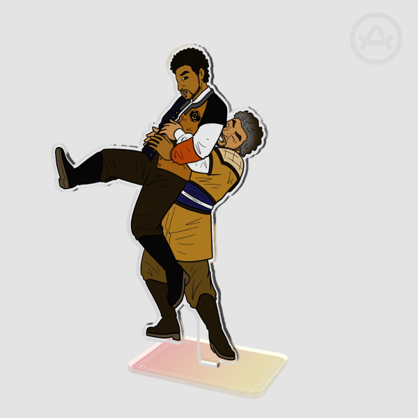 Daggeron and Leanbow Reunion Acrylic Standees