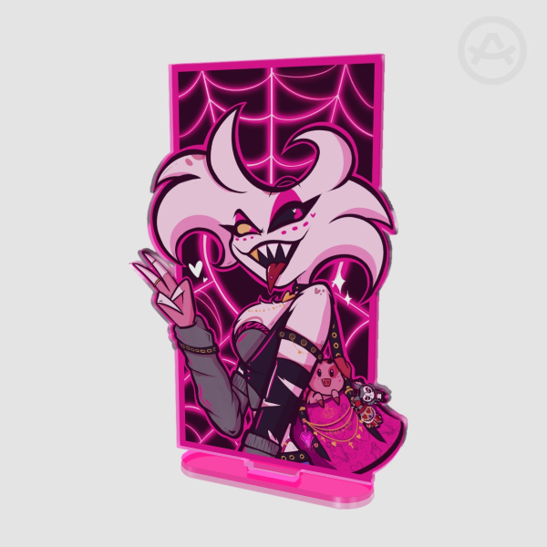 Hazbin Hotel Angel Dust Punk Nana Full Bleed Acrylic Standees