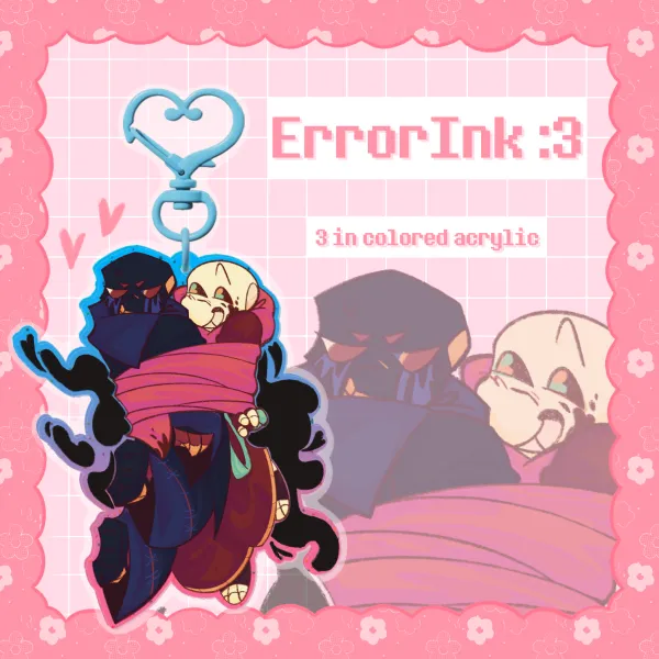 errorink keychain (Colored Edge Acrylic)