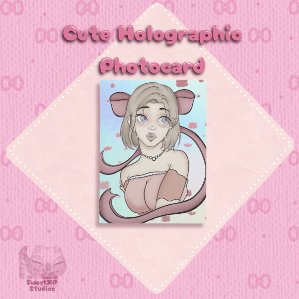 Cute Holographic Photocard