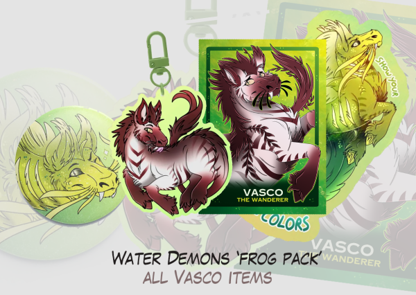 Frog pack (all Vasco items) - Water Demons