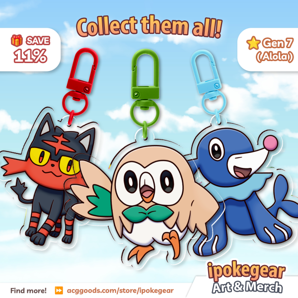 Alola Starter Set 🔥🌿💧