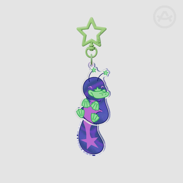 Alien Platypus Tail-wagging Charm