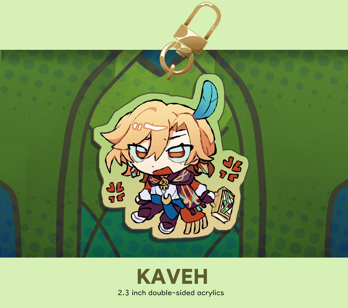 Genshin Impact Kaveh Acrylic Keychain