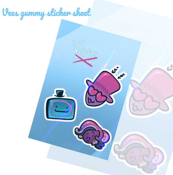Vees Special Gummy Sticker Sheet