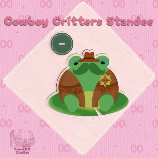 Deputy Frog Clear Acrylic Standee