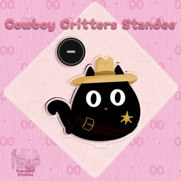 Sheriff Kitty Clear Acrylic Standee