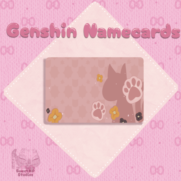 Diona Genshin Impact Pearl Paper Photocard