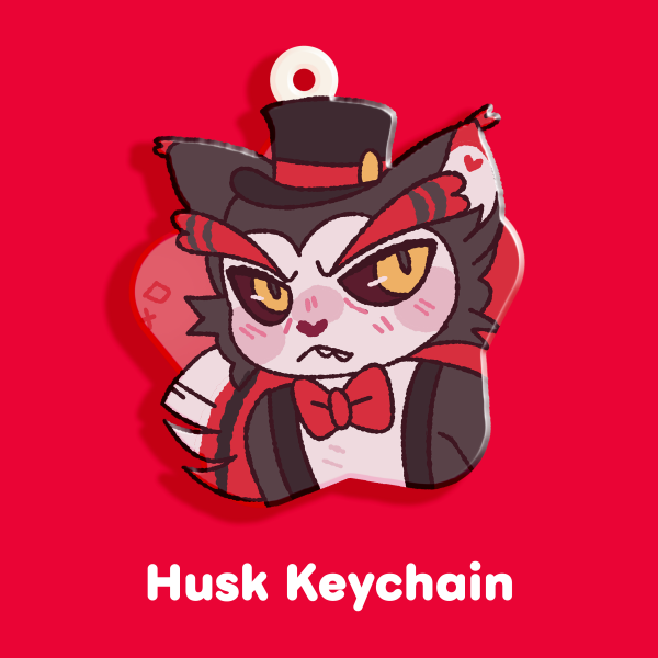🐱 Husk | Hazbin Hotel | Keychain