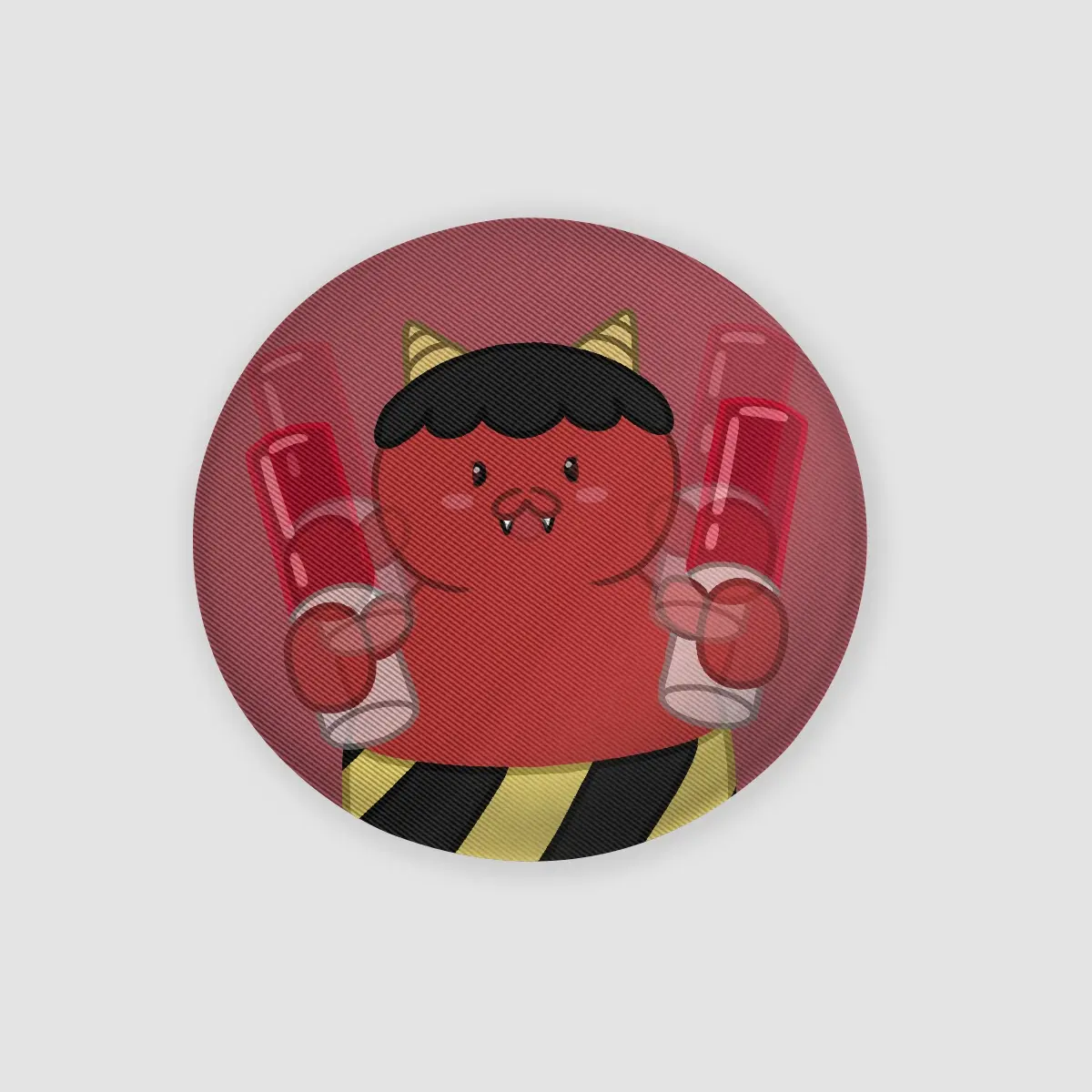 Kindred Cheer Round Badge