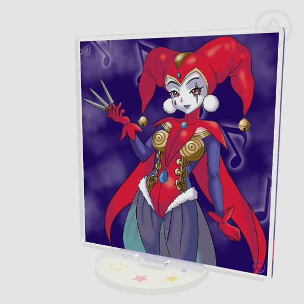 Harlequin Clear Acrylic Standee