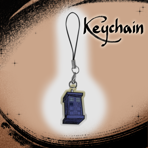 TARDIS Mini [Epoxy Keychain]