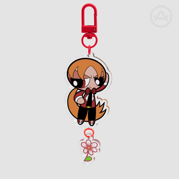 RRB Brick's Flower Keychain