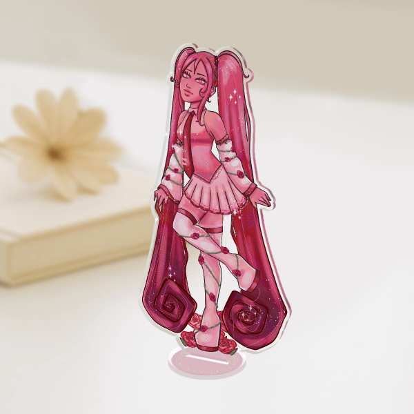 Rose Miku Standee