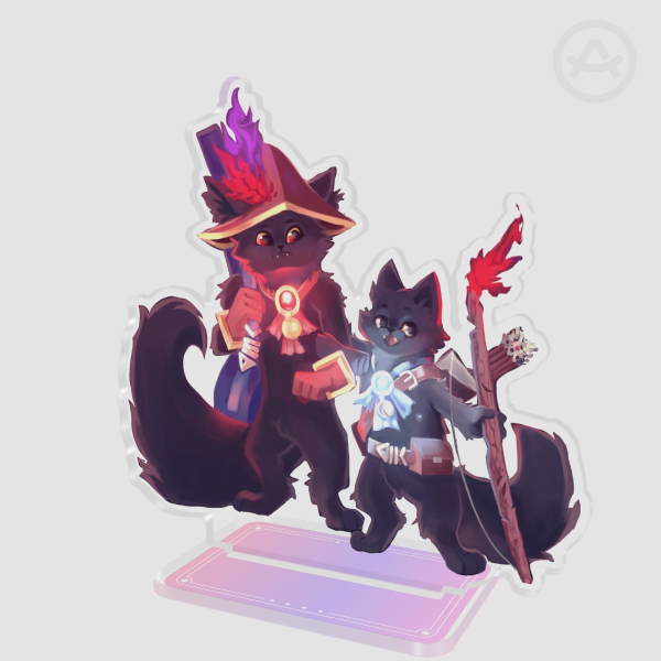 Magical Black Cat Brothers Standees