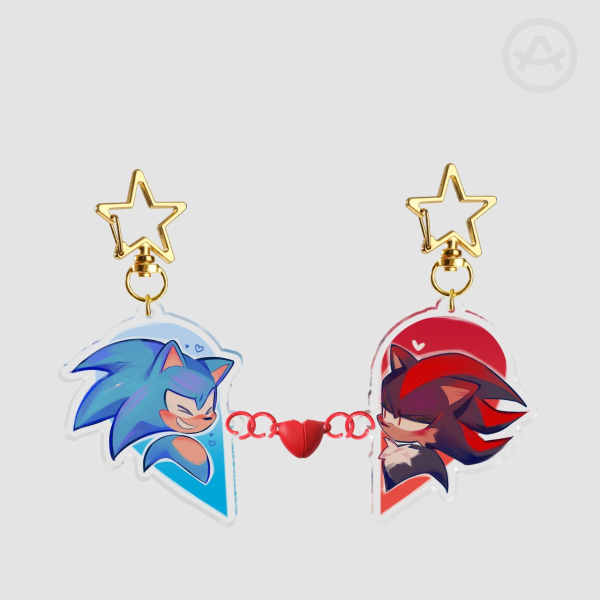 Sonadow Acrylic Magnet Keychains