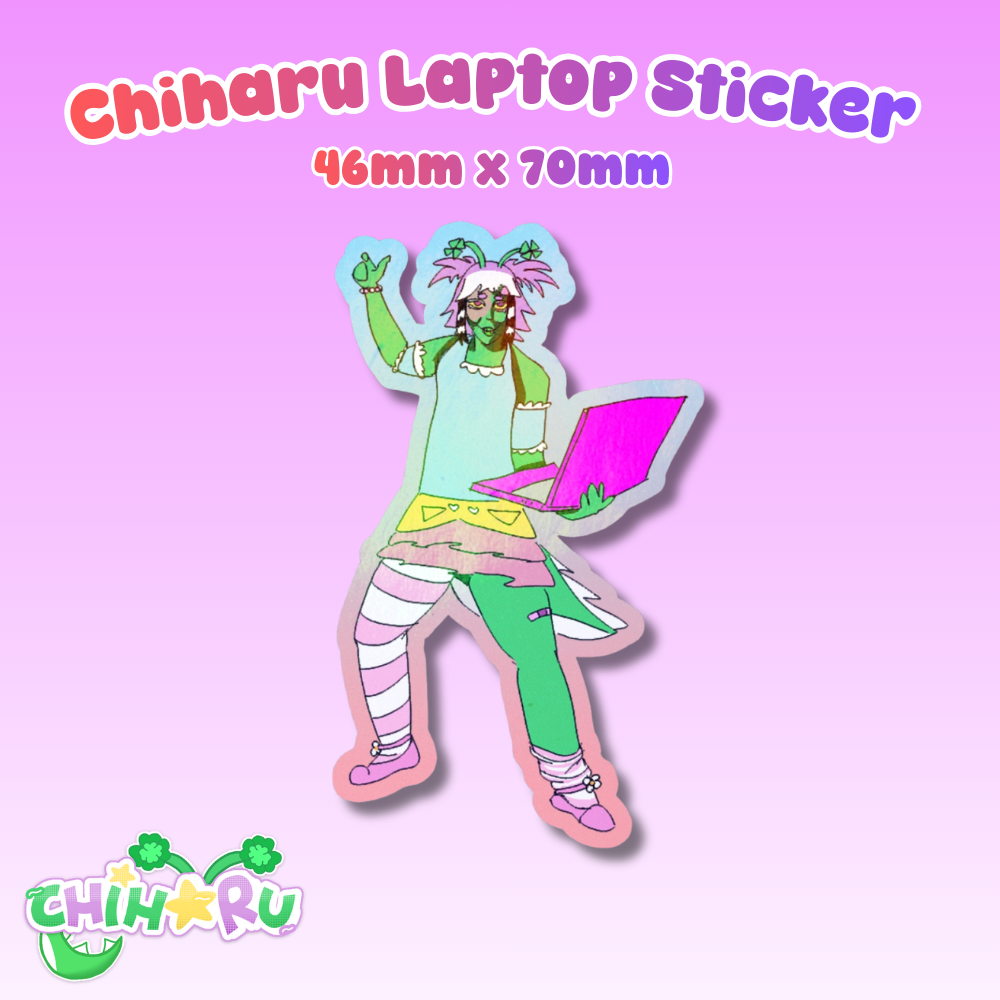 Chiharu Laptop Die Cut Sticker