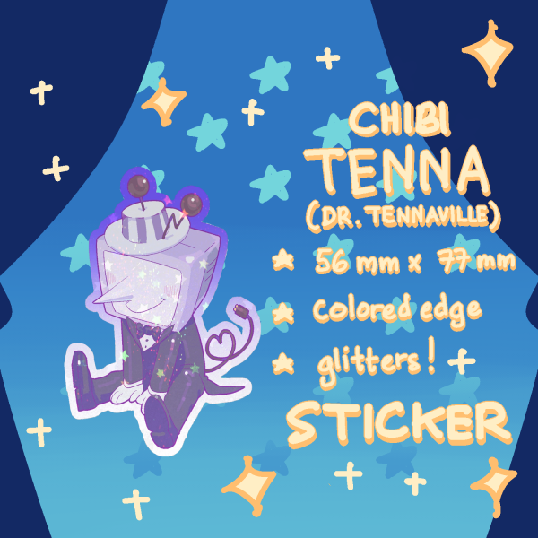 Dr. Tennaville! [Colored Edge Die Cut Sticker]