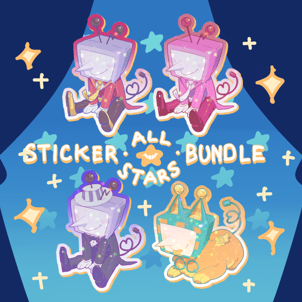 ALL★STARS!! Tenna Sticker Bundle